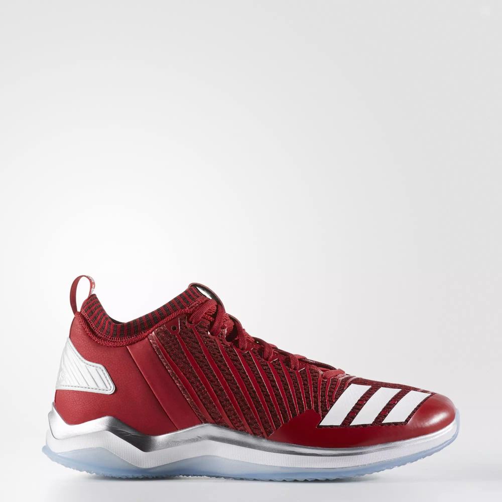 Adidas Icon Trainer Tenis De Beisbol Rojos Para Hombre (MX-18619)